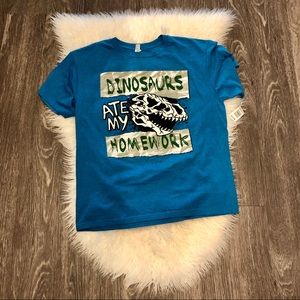 Dinosaurs Ate my Homework Tee